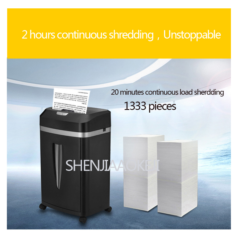 Home Office Paper Shredder - High Power 300W Electric Shredder for