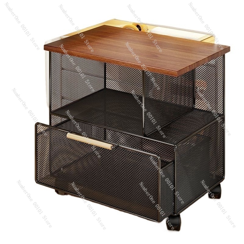 Rolling File Cart - Office File Storage Cabinet Mobile Drawer