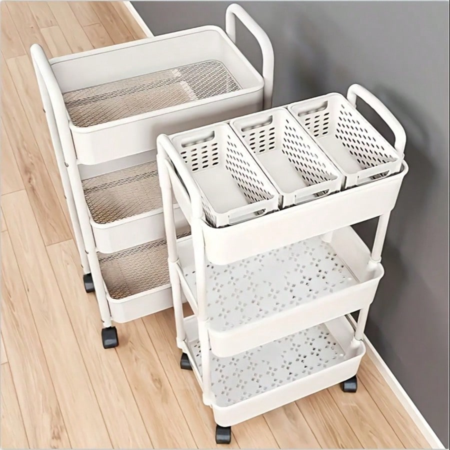 3-Tier Rolling Utility Cart wi - đánh giá và giá Rolling File Cart