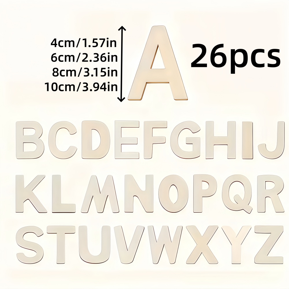 26pcs Designable Wood Letters  - đánh giá và giá Letter Tray Desk