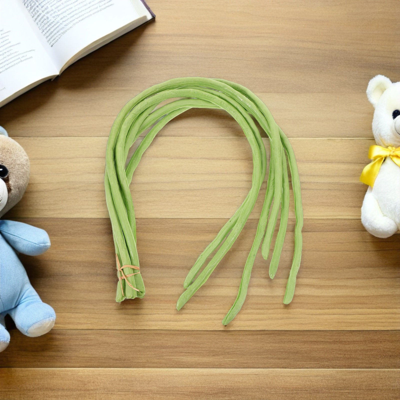 6Pcs Artificial Green Long Bea - đánh giá và giá Home Office Simulator