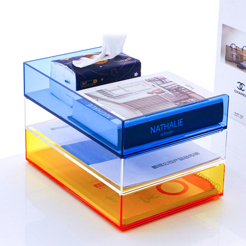 Acrylic File Paper Organizer L - đánh giá và giá Letter Tray Desk
