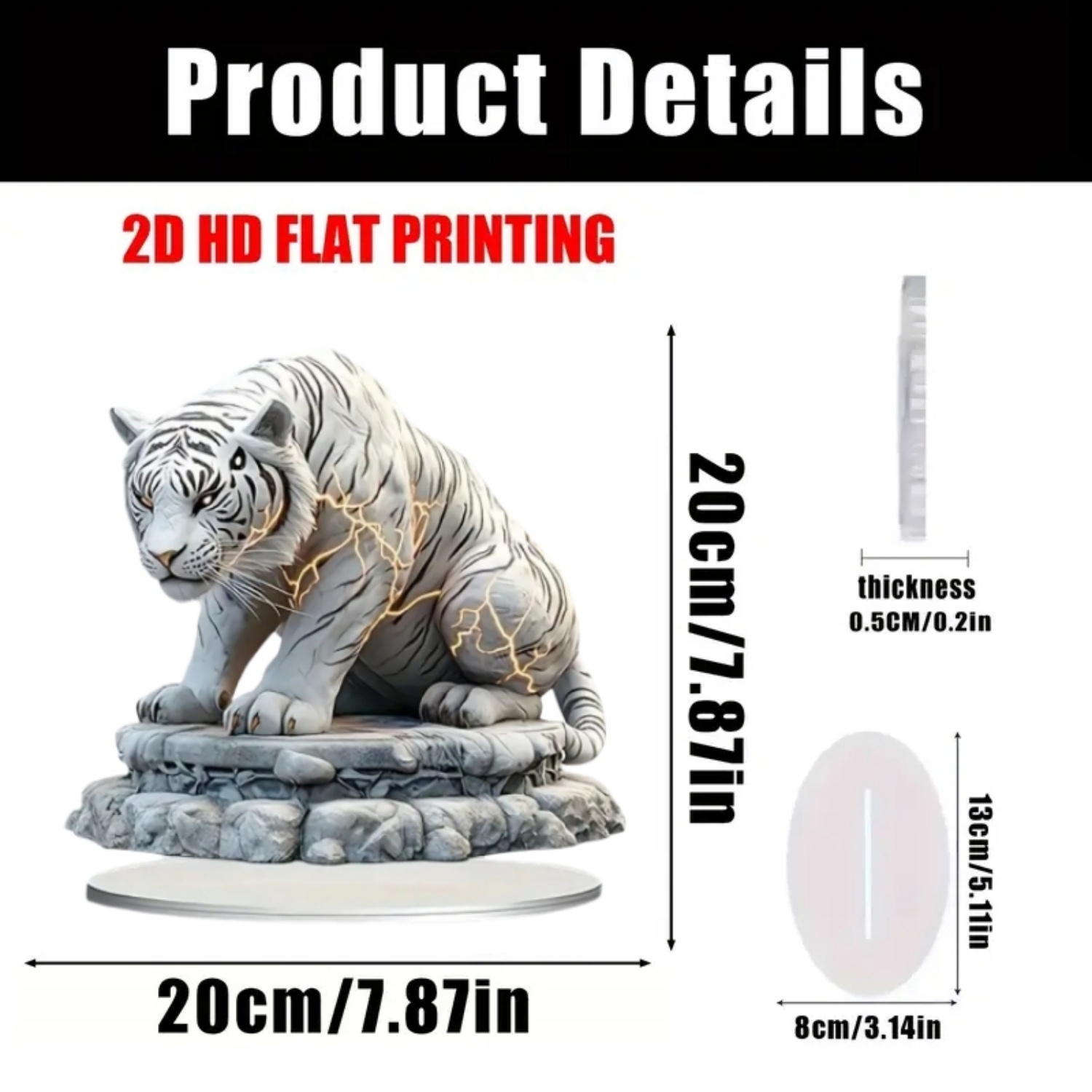 Two Tigers Statue,2D Flat Anim - đánh giá và giá Home Office For Two