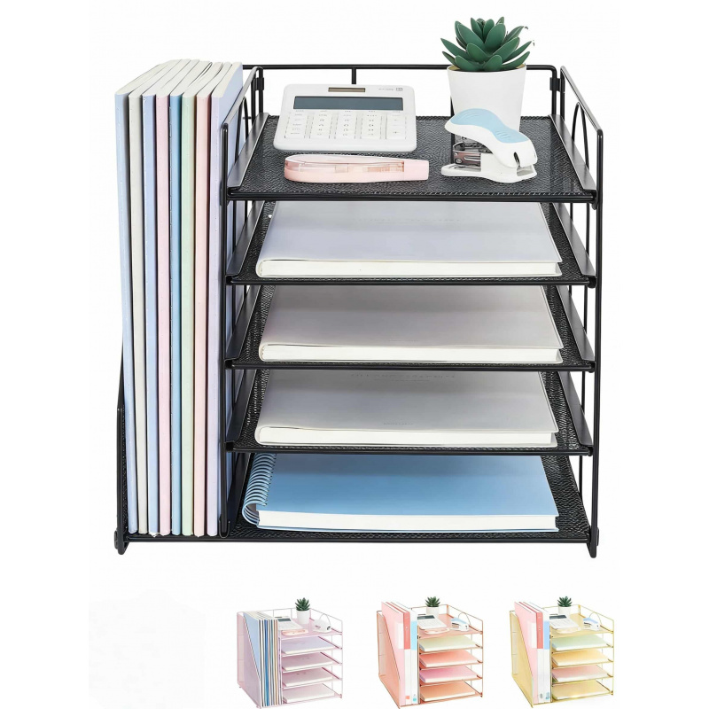 5-Tier Multi-Layer File Rack O - đánh giá và giá Letter Tray Desk