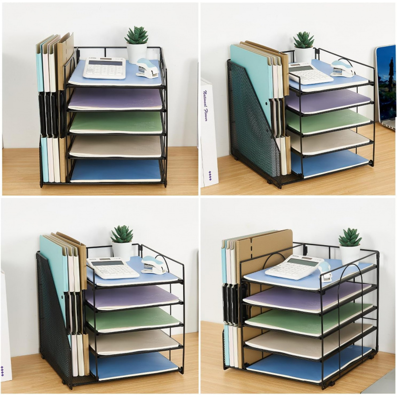 5-Tier Multi-Layer File Rack O - đánh giá và giá Letter Tray Desk