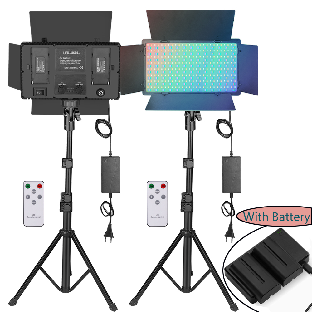 U800 RGB Photo Light LED Photo - đánh giá và giá Zoom Lighting Kit