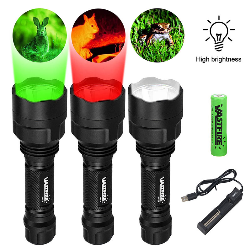 LED Tactical Hunting Flashligh - đánh giá và giá Zoom Lighting Kit