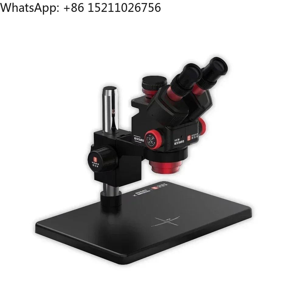 YCS 6558S HD Trinocular Micros - đánh giá và giá Zoom Lighting Kit