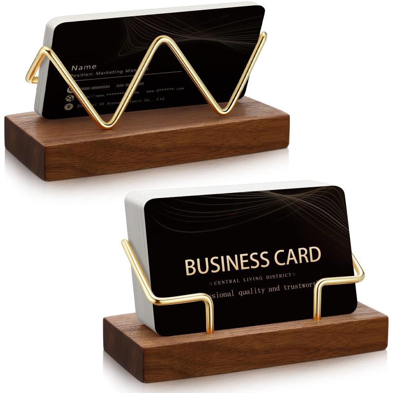 【A8】Wooden Business Card Holde - đánh giá và giá Document Holder Stand