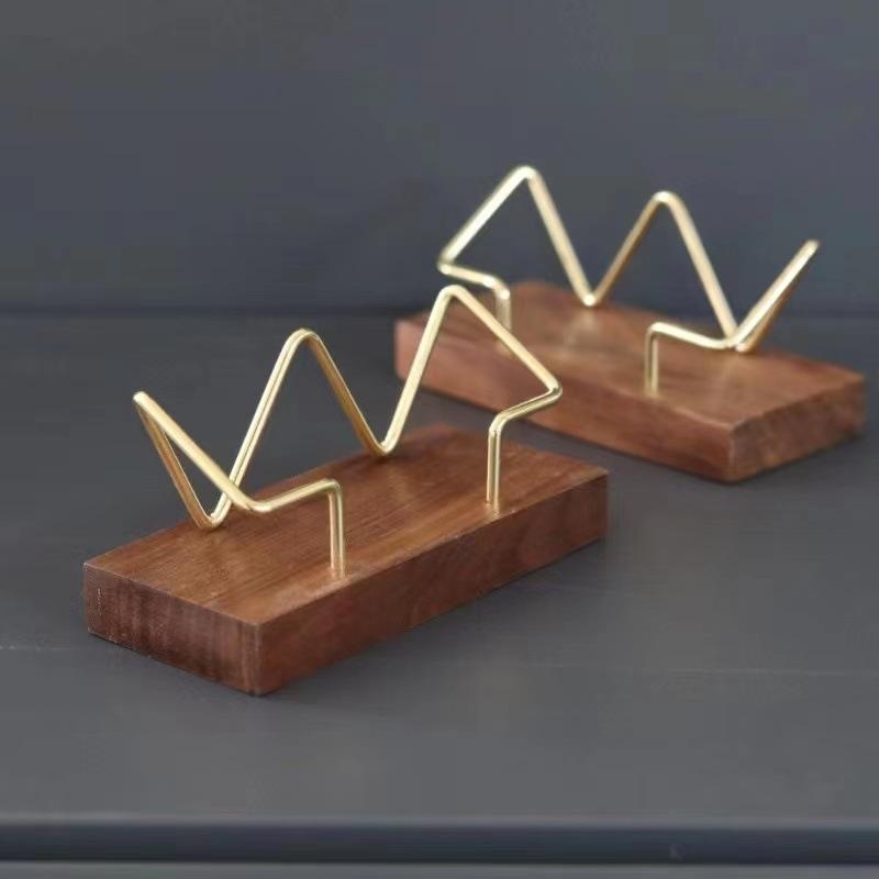 【A8】Wooden Business Card Holde - đánh giá và giá Document Holder Stand