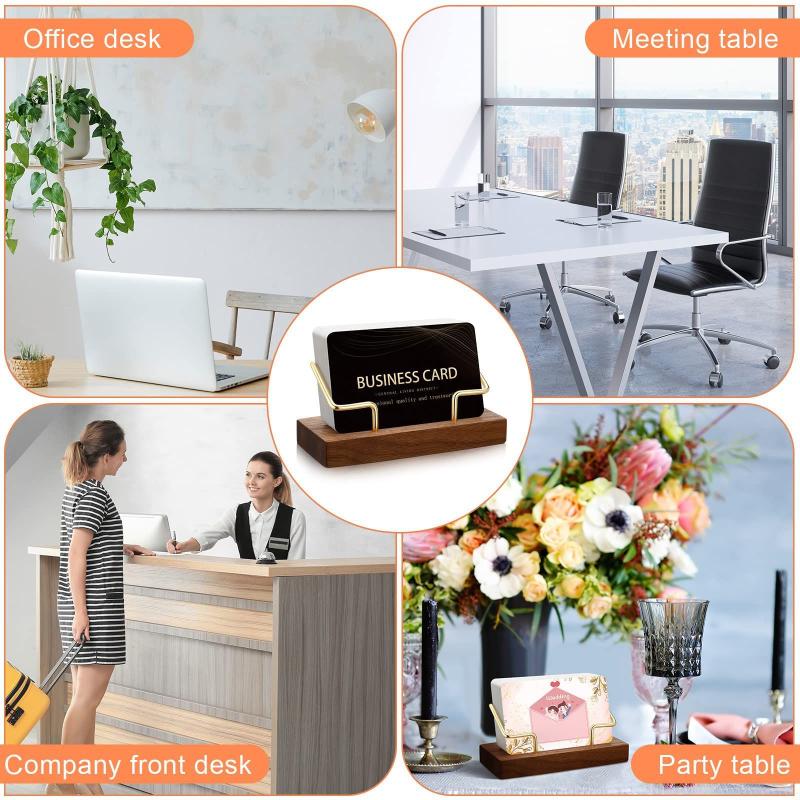 【A8】Wooden Business Card Holde - đánh giá và giá Document Holder Stand