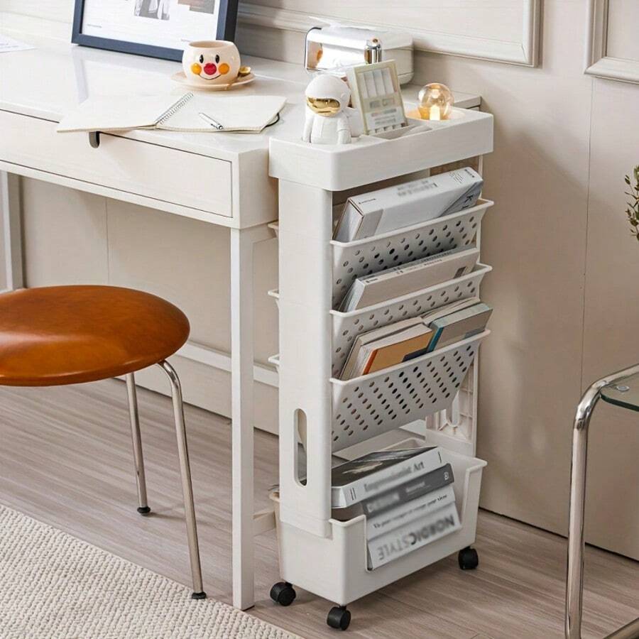 5-Tier Rolling Storage Cart Wi - đánh giá và giá Rolling File Cart