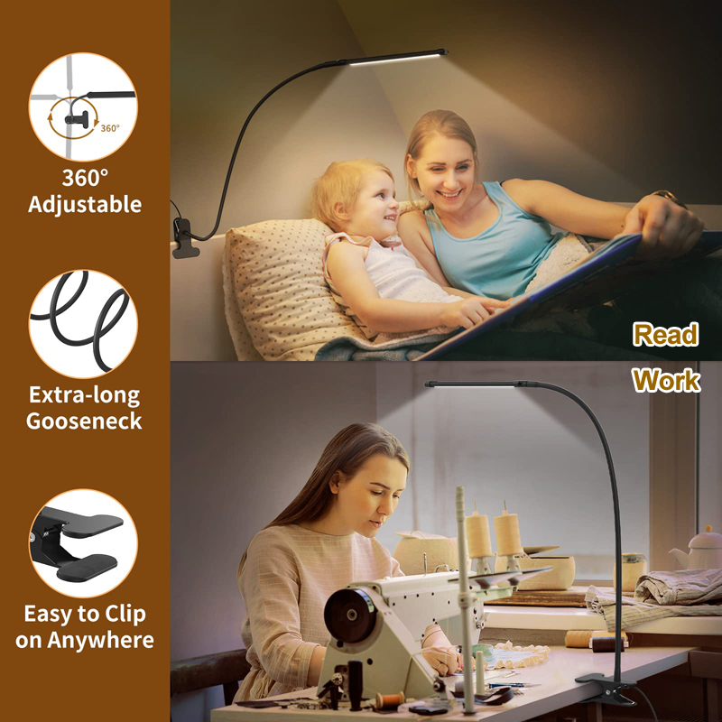 LED Desk Lamp Bedside Bed 360° - đánh giá và giá Standing Desk Electric
