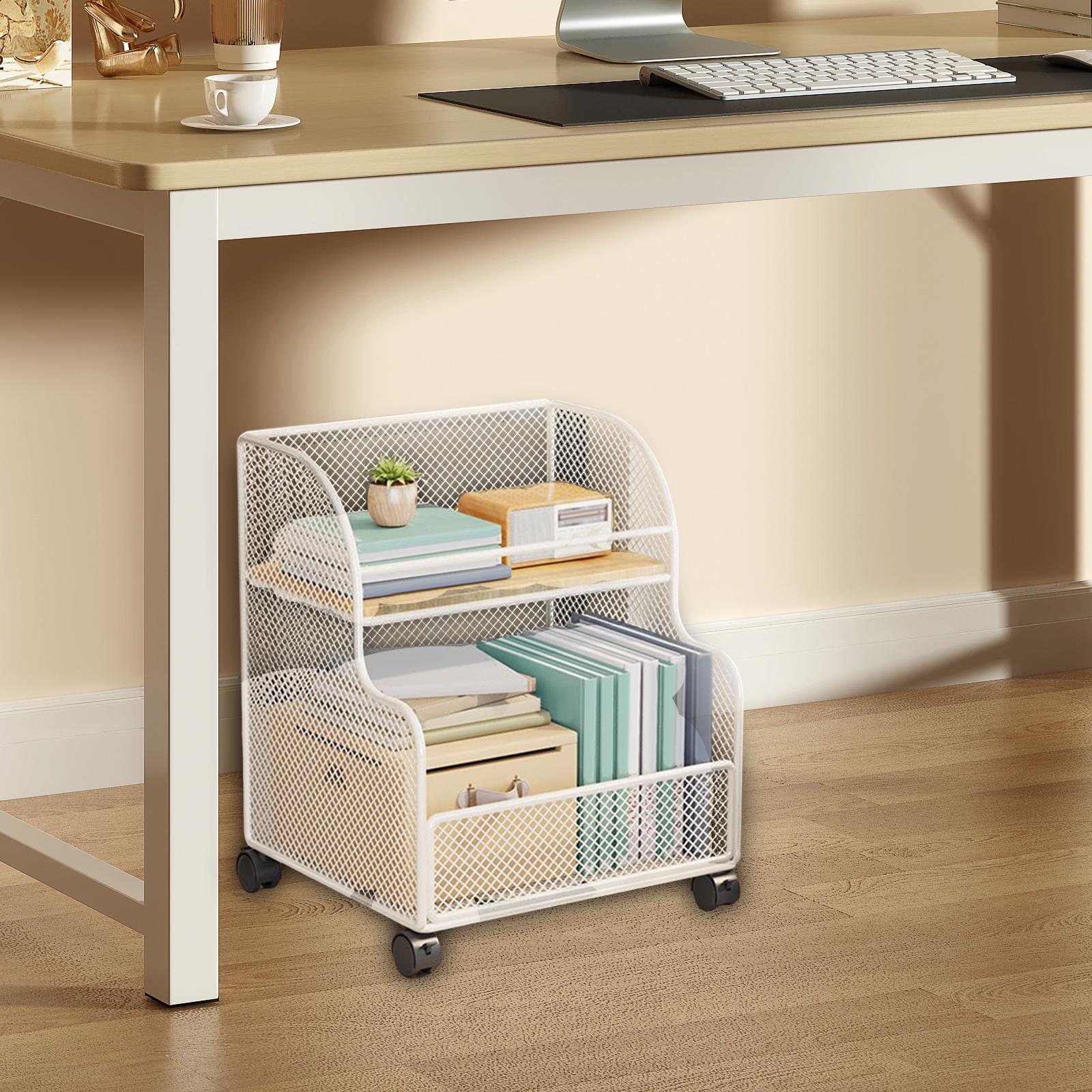 Under Desk Storage Rack Multip - đánh giá và giá Rolling File Cart