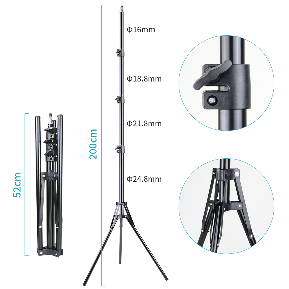 LED Photo Studio Light For You - đánh giá và giá Zoom Lighting Kit
