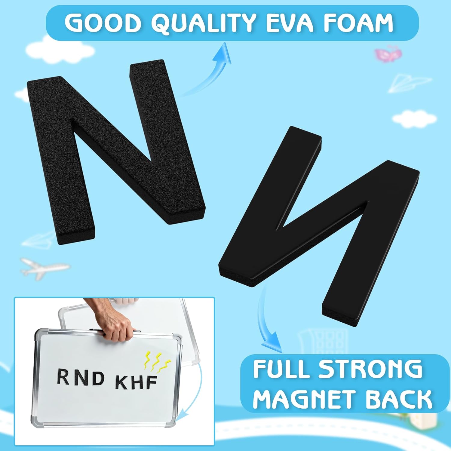 160pcs Decorative Magnetic EVA - đánh giá và giá Letter Tray Desk