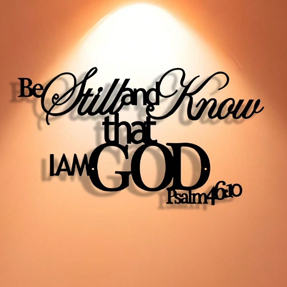 God Word Metal Wall Plaque Chr - đánh giá và giá Home Office Room Inspiration