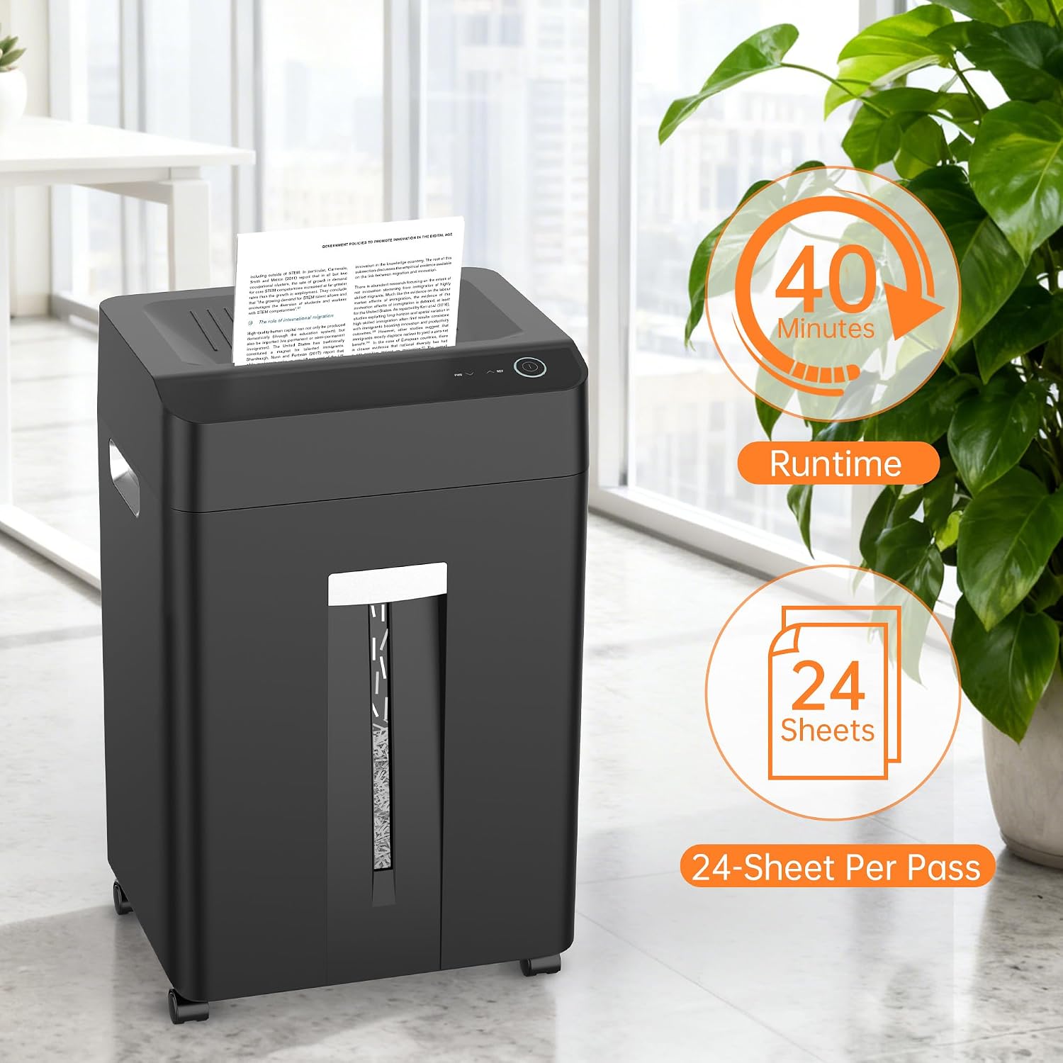 24 Sheet Cross Cut Paper Shred - đánh giá và giá Home Office Paper Shredder