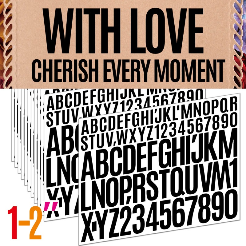 1+2 Inch Mixed Alphabet Number - đánh giá và giá Letter Tray Desk