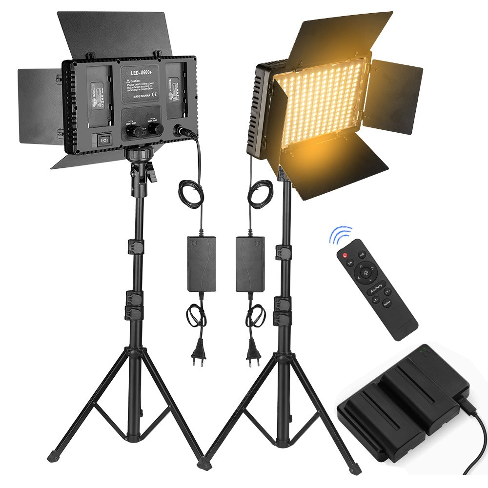 Nagnahz U800+ LED Video Light  - đánh giá và giá Zoom Lighting Kit