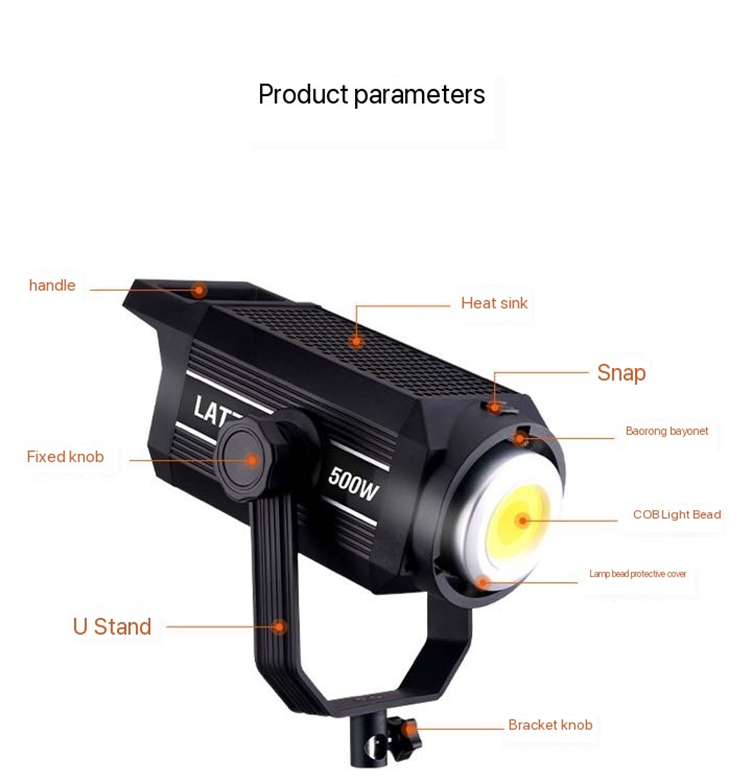 LATZZ 500W LED Video Light 280 - đánh giá và giá Zoom Lighting Kit