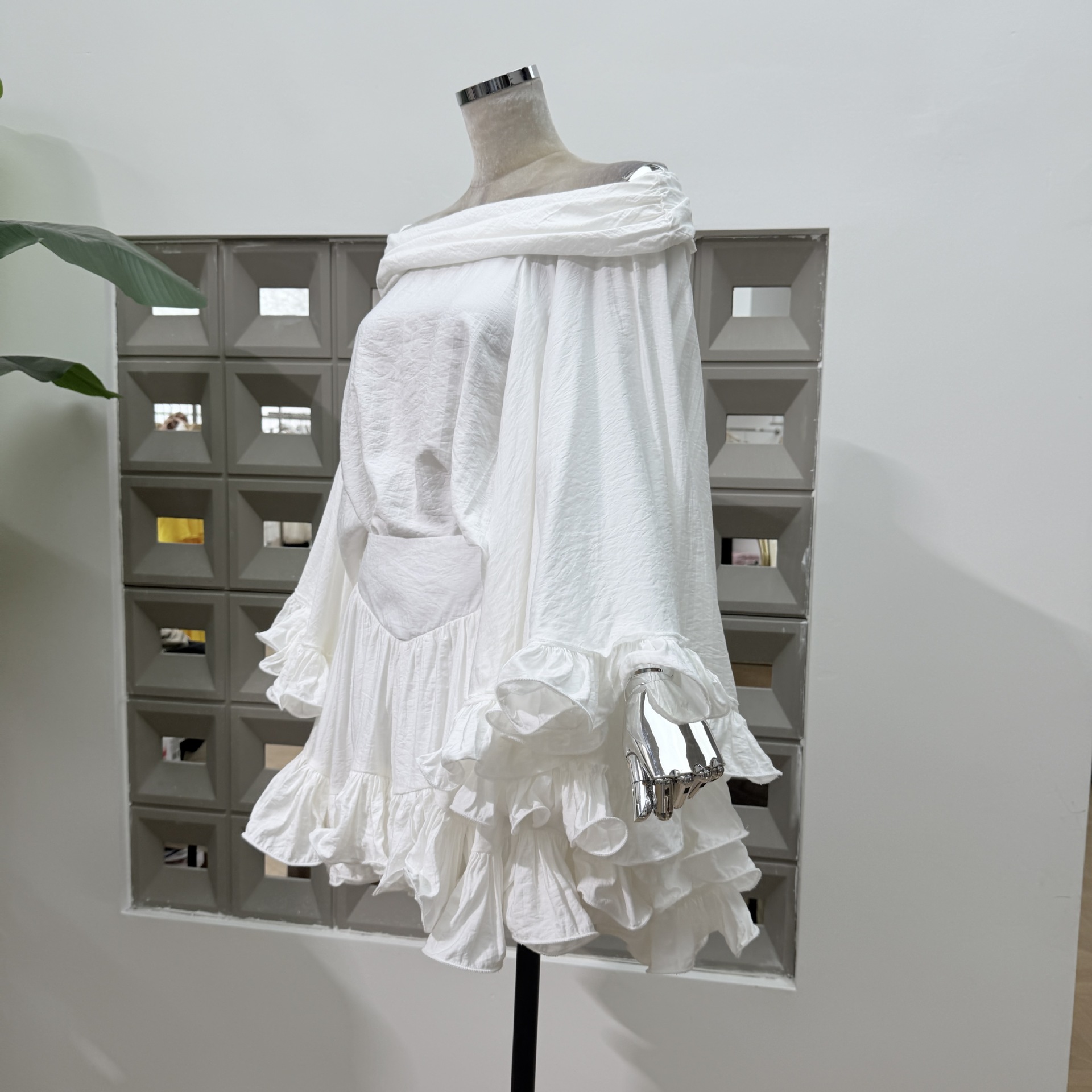 Summer Solid Color Ruffled Loo - đánh giá và giá Home Office For Two