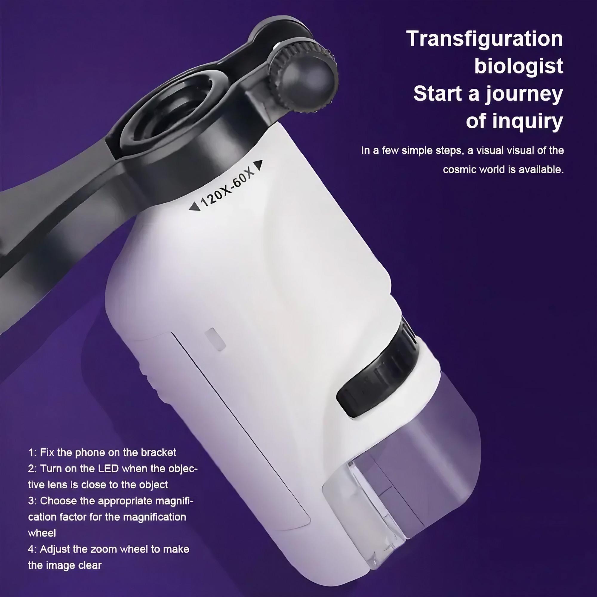 Kids Microscope Pocket Microsc - đánh giá và giá Zoom Lighting Kit